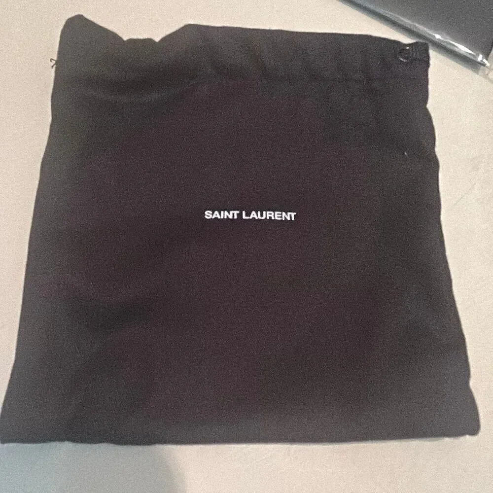 Saint Laurent Small Gift Box & Dust Bag Black Storage Minimalist Luxury Display
